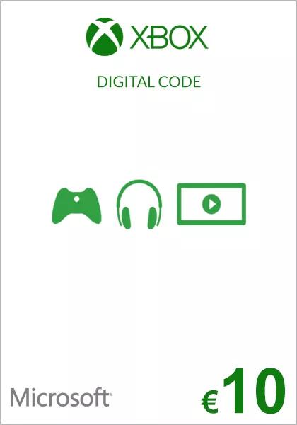 EU Xbox 10 Euro Kinkekaart 