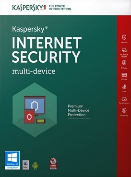 Kaspersky Internet Security 16 1 User 1 Year Punktid