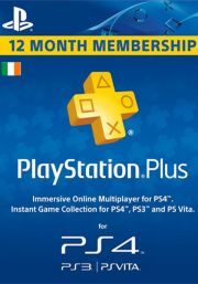 PSN Plus 12 Mėnesių Prenumerata (Airija)