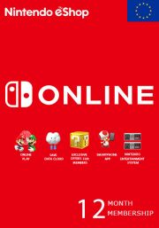EU Nintendo 12 Mėnesių Prenumerata