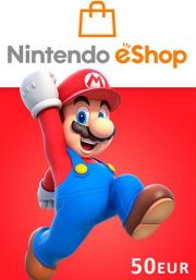 EU Nintendo 50 EUR eShop Dovanų Kortelė