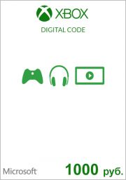 RUS Xbox 1000₽ Dovanų Kortelė 