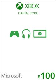 JAV Xbox 100$ Dovanų Kortelė