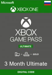 Rusija Xbox Game Pass Ultimate 3 Mėnesio Prenumerata (Xbox One & PC)